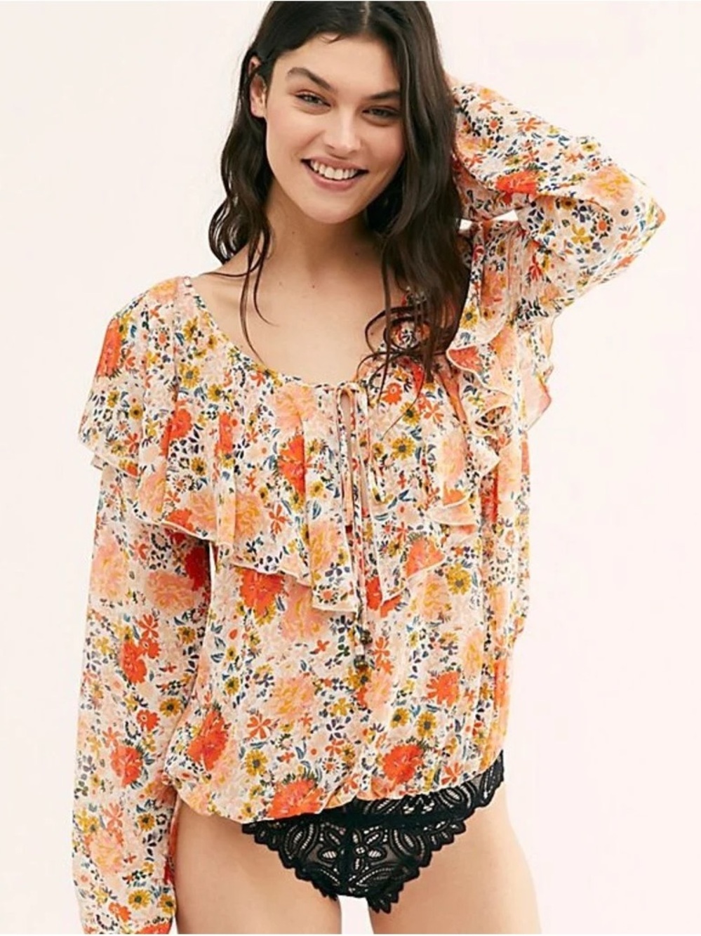 Free People Say It To Me Bodysuit sz M